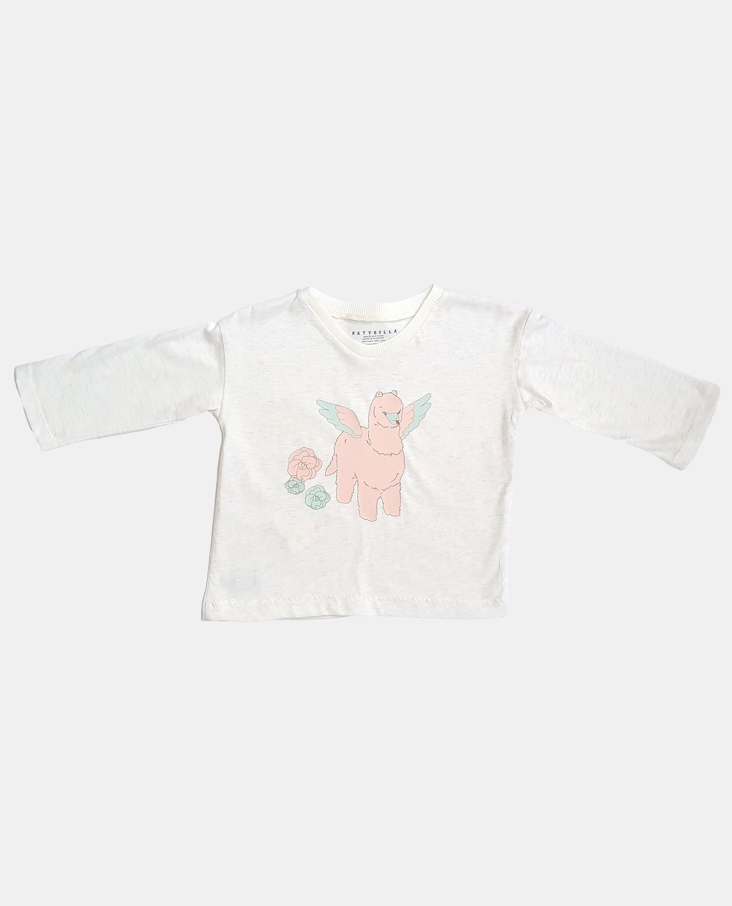 Maglietta bambini a maniche lunghe Alpaca Fatina