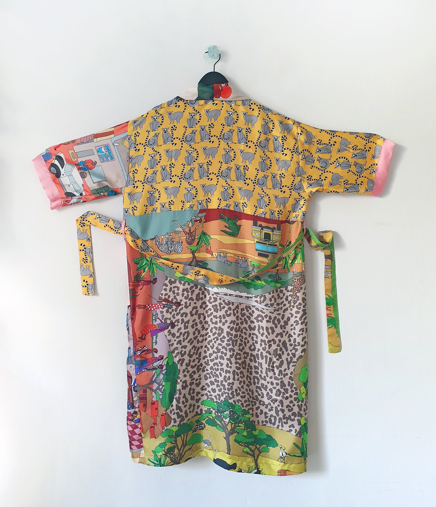 Luxury Full-Length Lounge Kimono - 100% Italian Silk