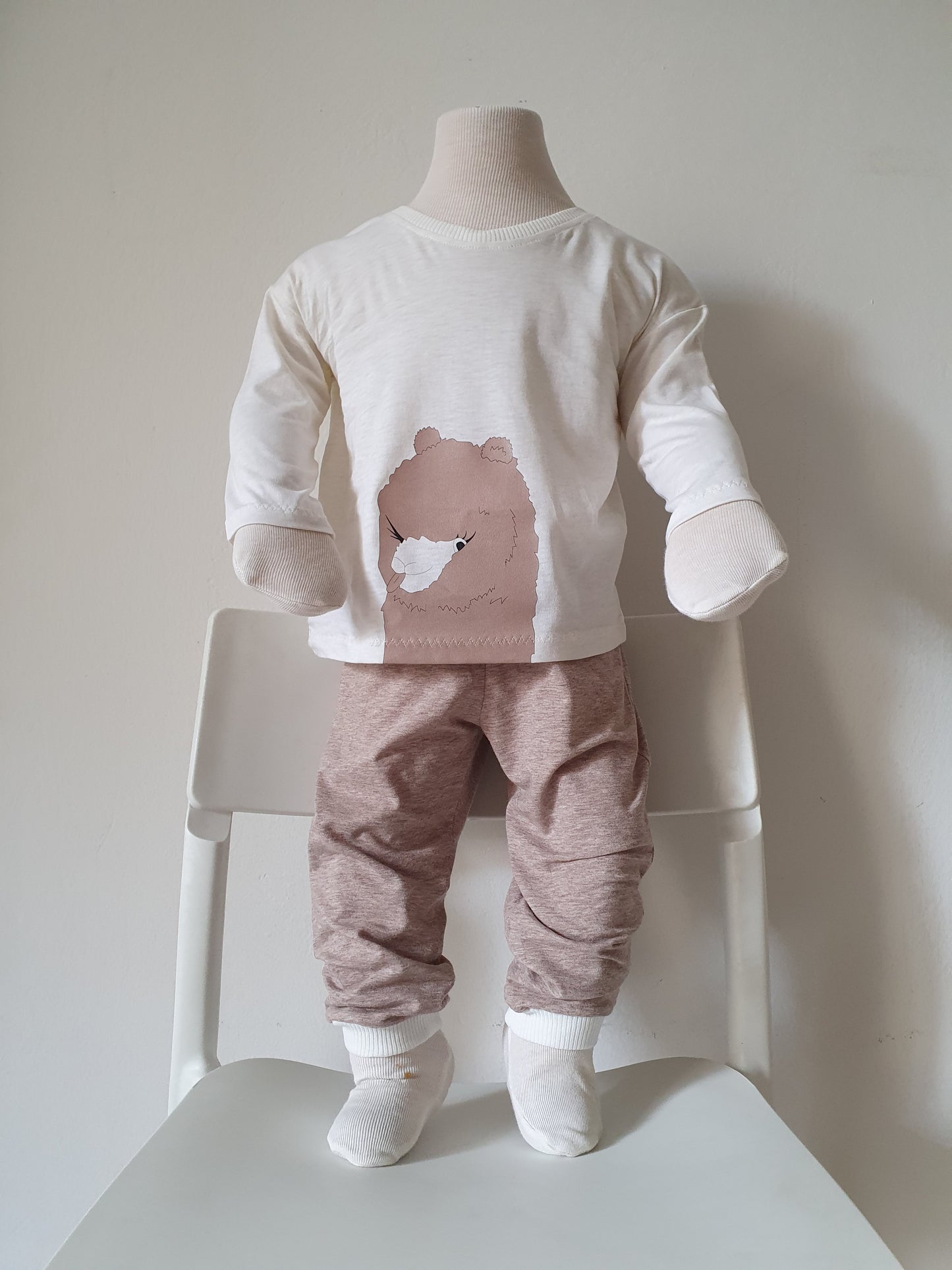 Luxurious Kidswear Pyjamas with Baby Alpaca Print PJs