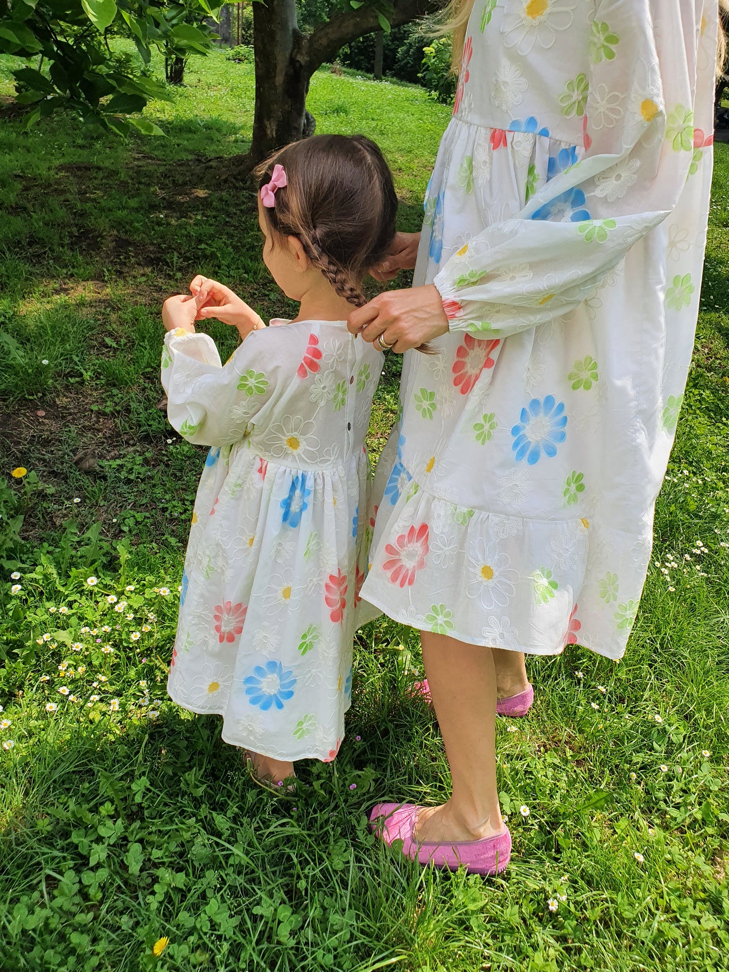 Dress for girls white embroidered Dress for girls lace San Gallo white