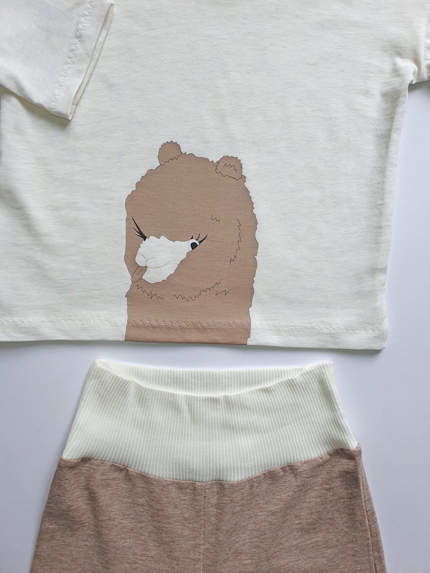 Luxurious Kidswear Pyjamas with Baby Alpaca Print PJs