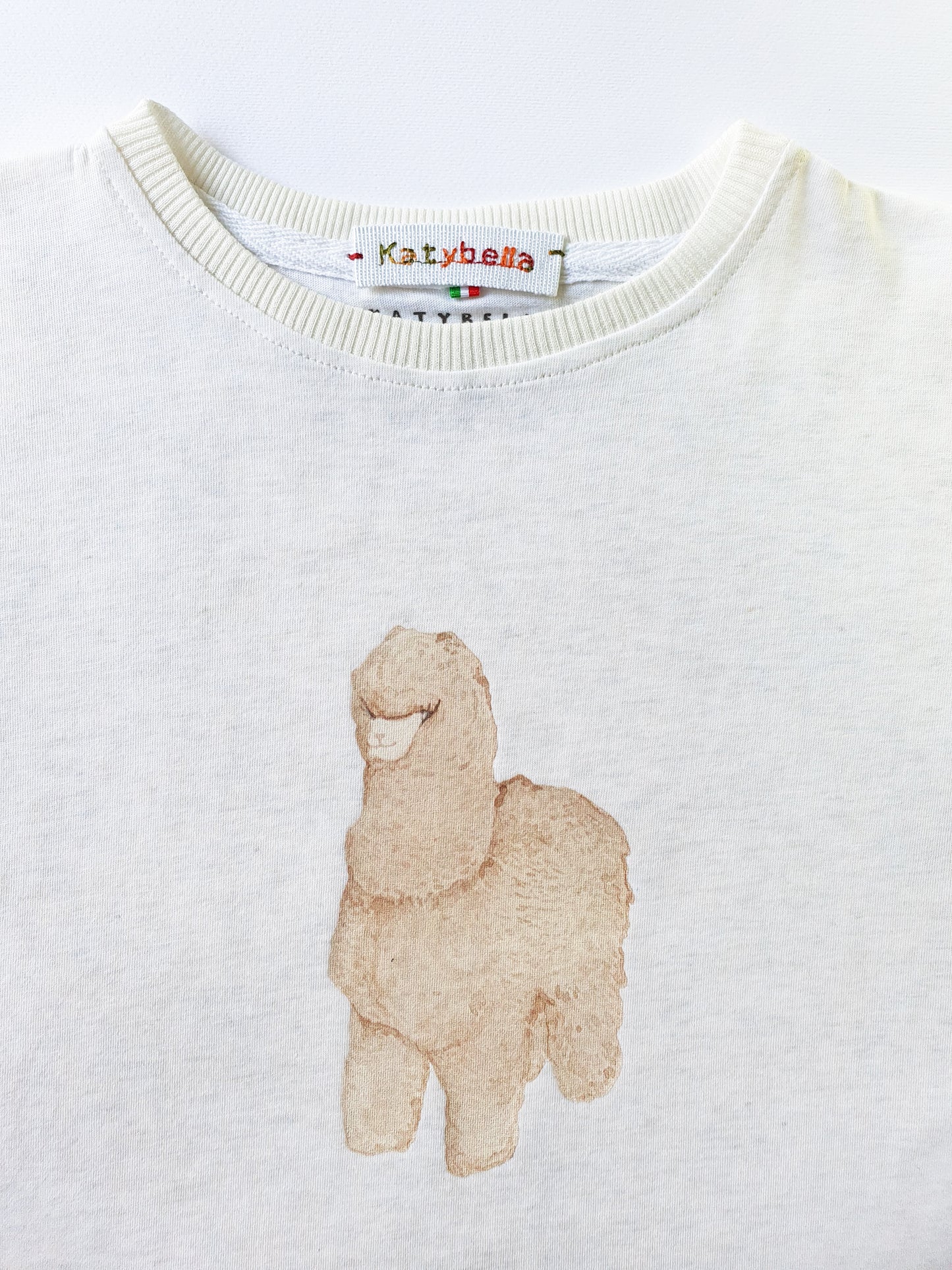 Toddler Baby T-shirt Premium Italian Cotton Off White