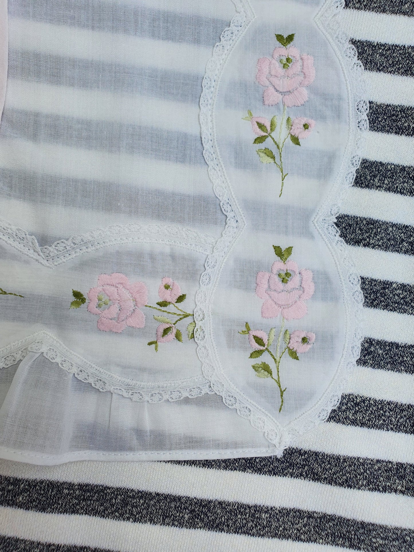 Felpa Girl Righe and Vintage Collar