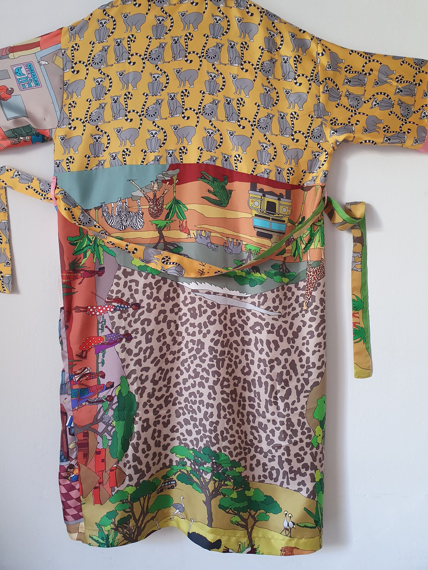 Luxury Full-Length Lounge Kimono - 100% Italian Silk