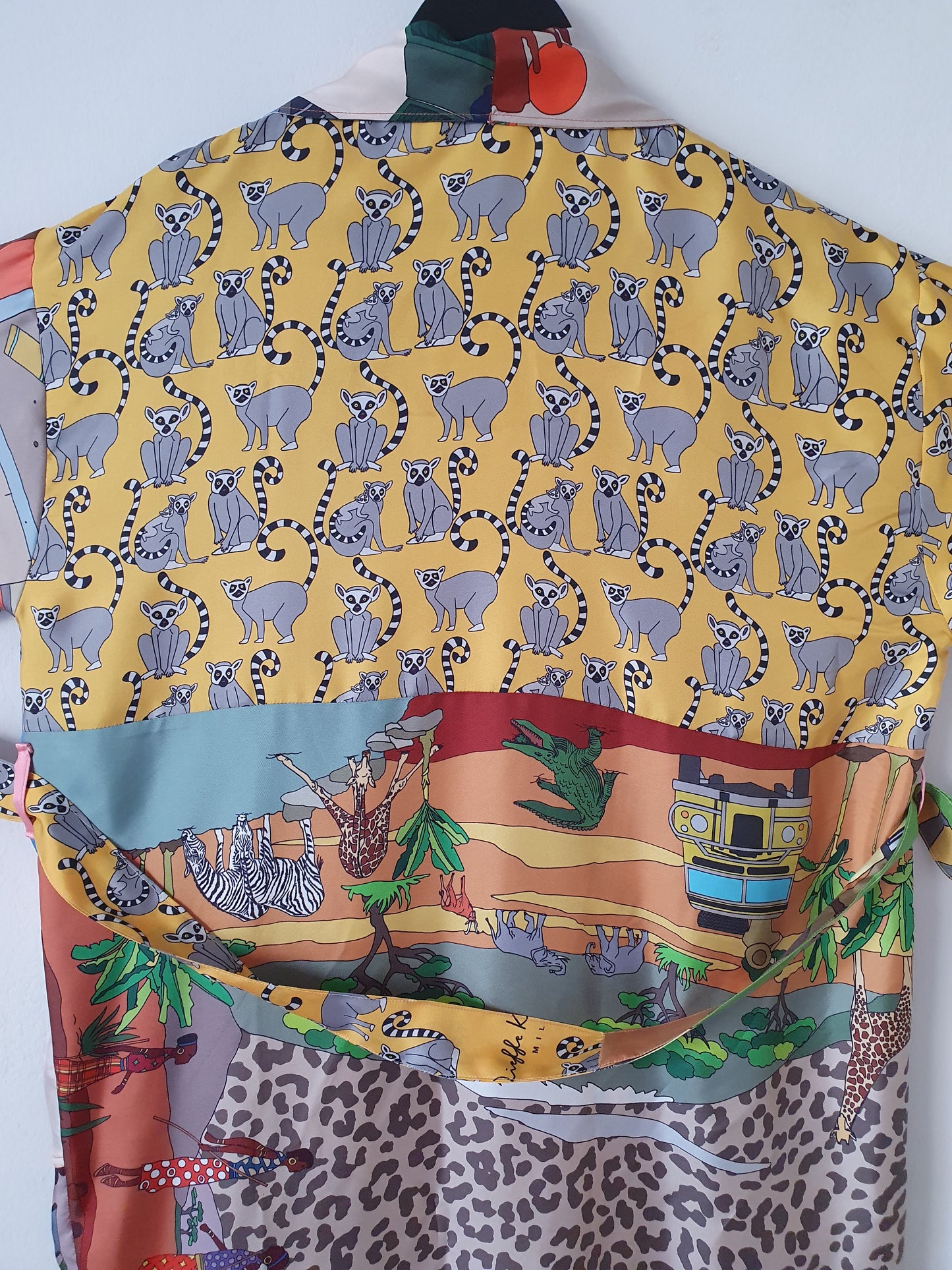 Luxury Full-Length Lounge Kimono - 100% Italian Silk