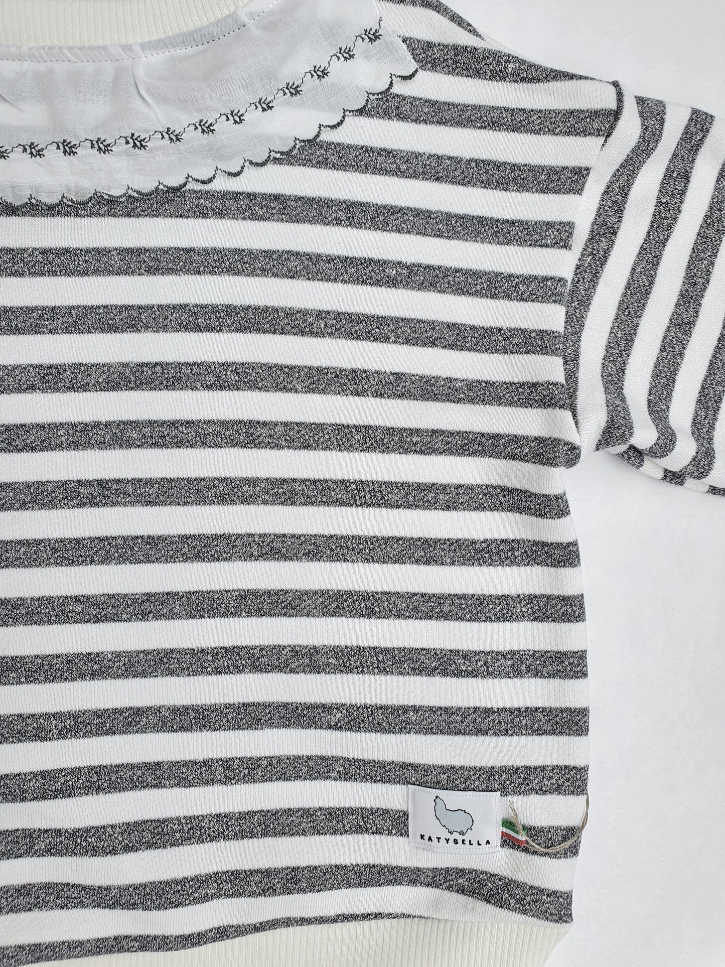 Sweatshirt Stripes for Toddler Vintage Collar
