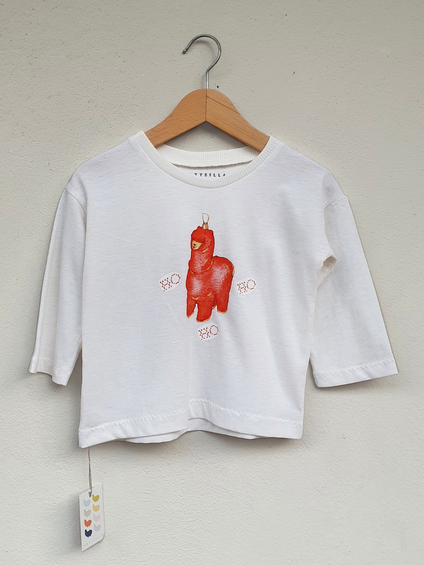 Maglietta bambini a maniche lunghe Alpaca Addobbo