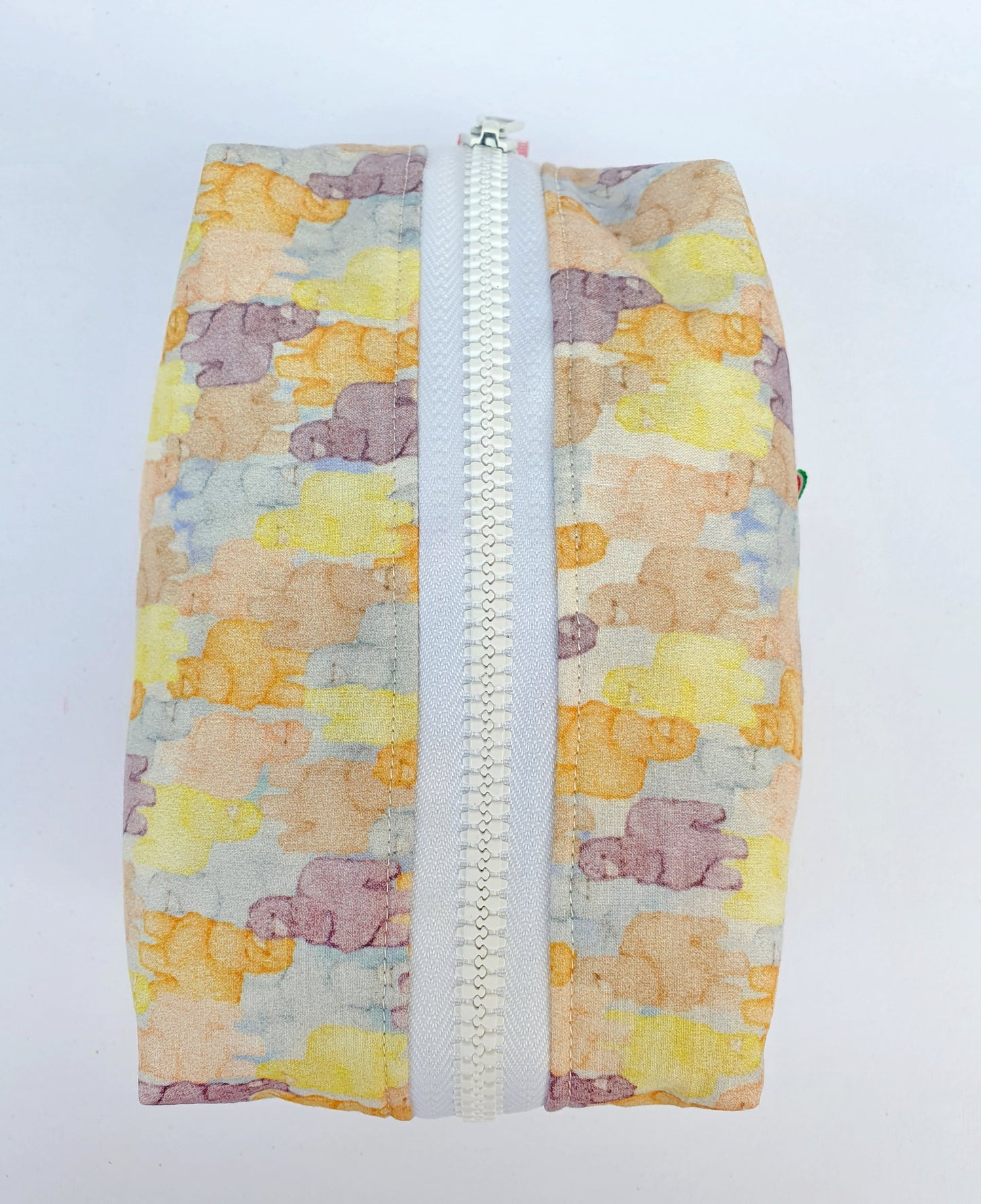 Colorful Alpacas 100% Cotton Beauty Case – Made in Italy