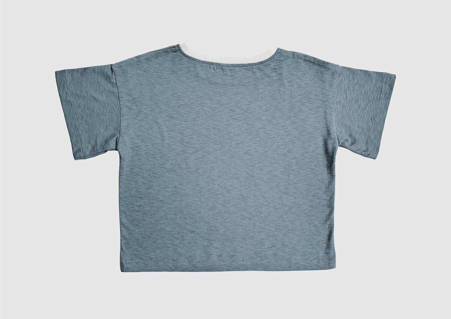 Toddler Baby T-shirt Premium Italian Cotton Ottimo! Cat Blue Blu