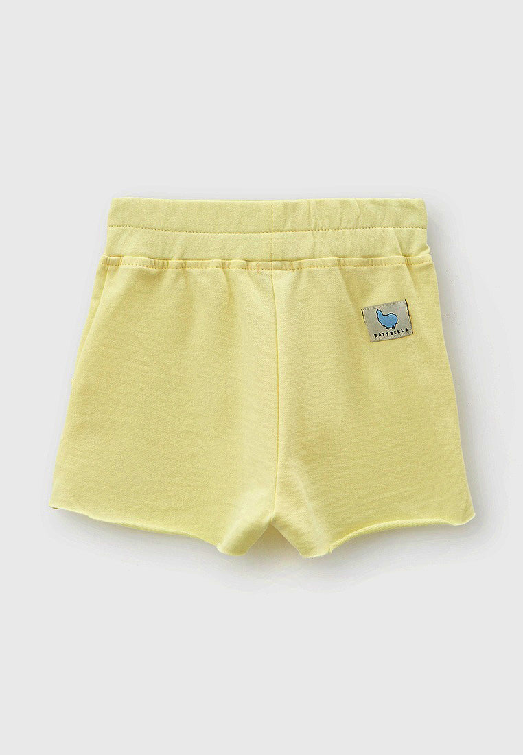 Baby and Toddler Shorts in organic cotton yellow