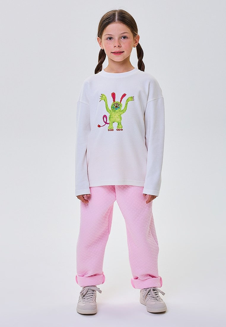 Maglietta a maniche lunghe da bambini Kids Longsleeve Little Monster