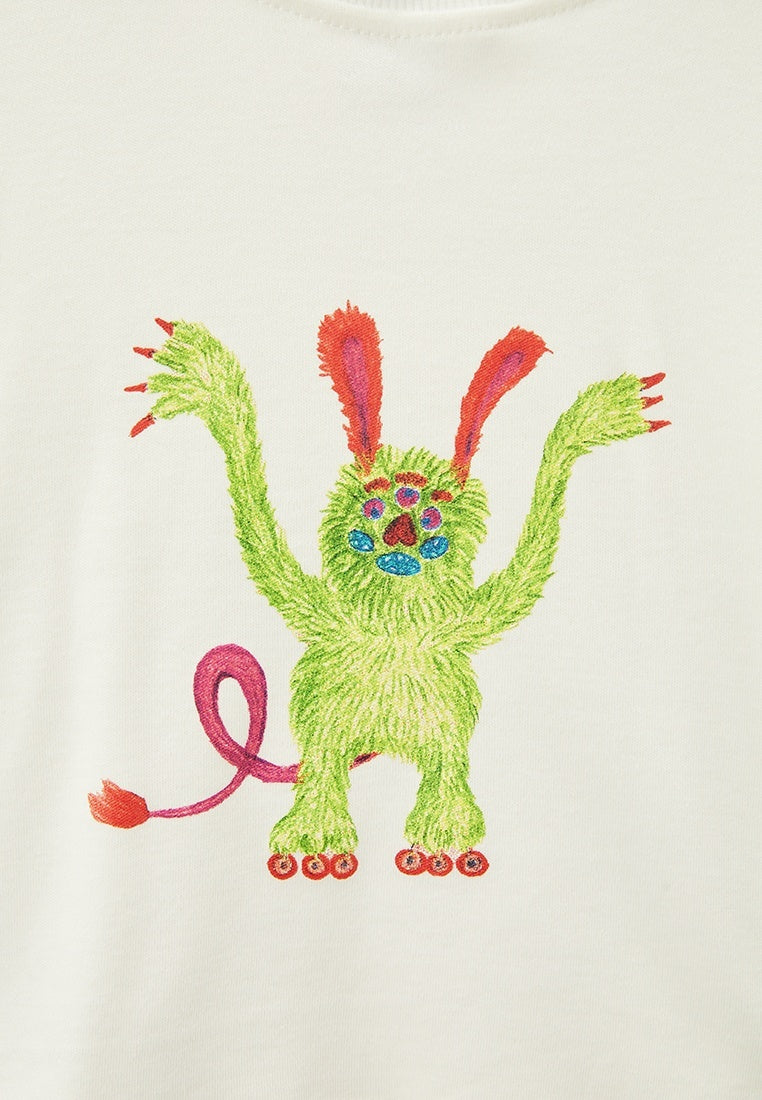 Maglietta a maniche lunghe da bambini Kids Longsleeve Little Monster