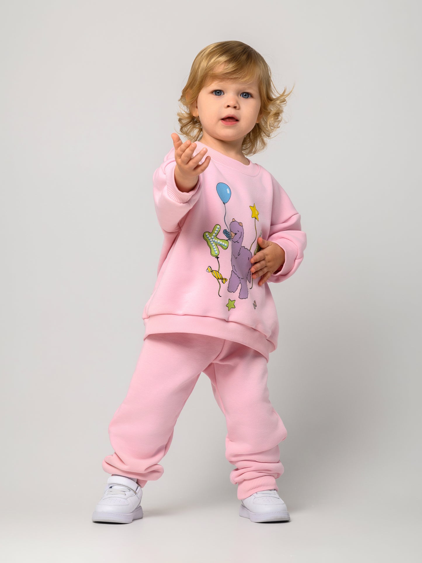 Tuta Bambina Rosa Baby Alpaca