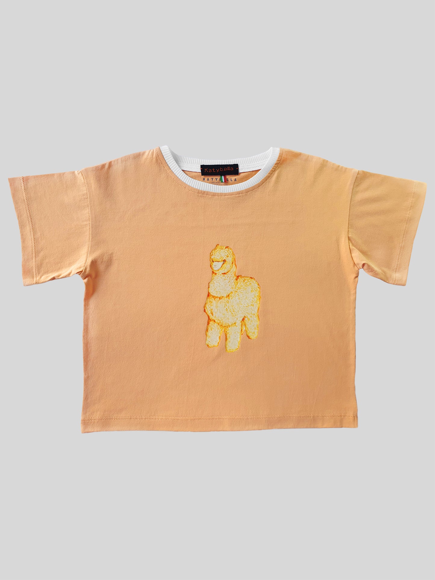 Toddler Baby T-shirt Premium Italian Cotton Orange