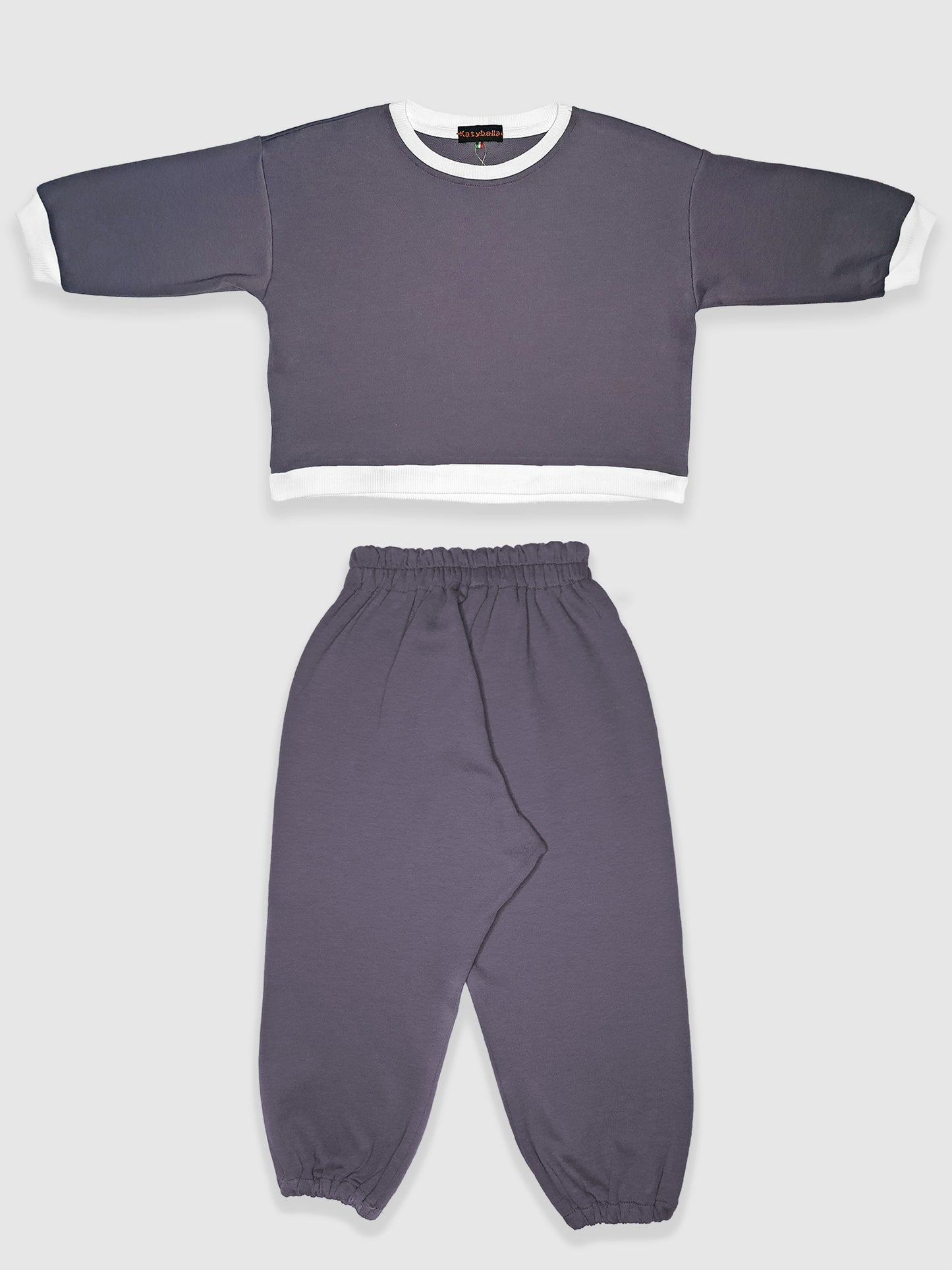 Tracksuit Kids Sweatshirt Pants Violet