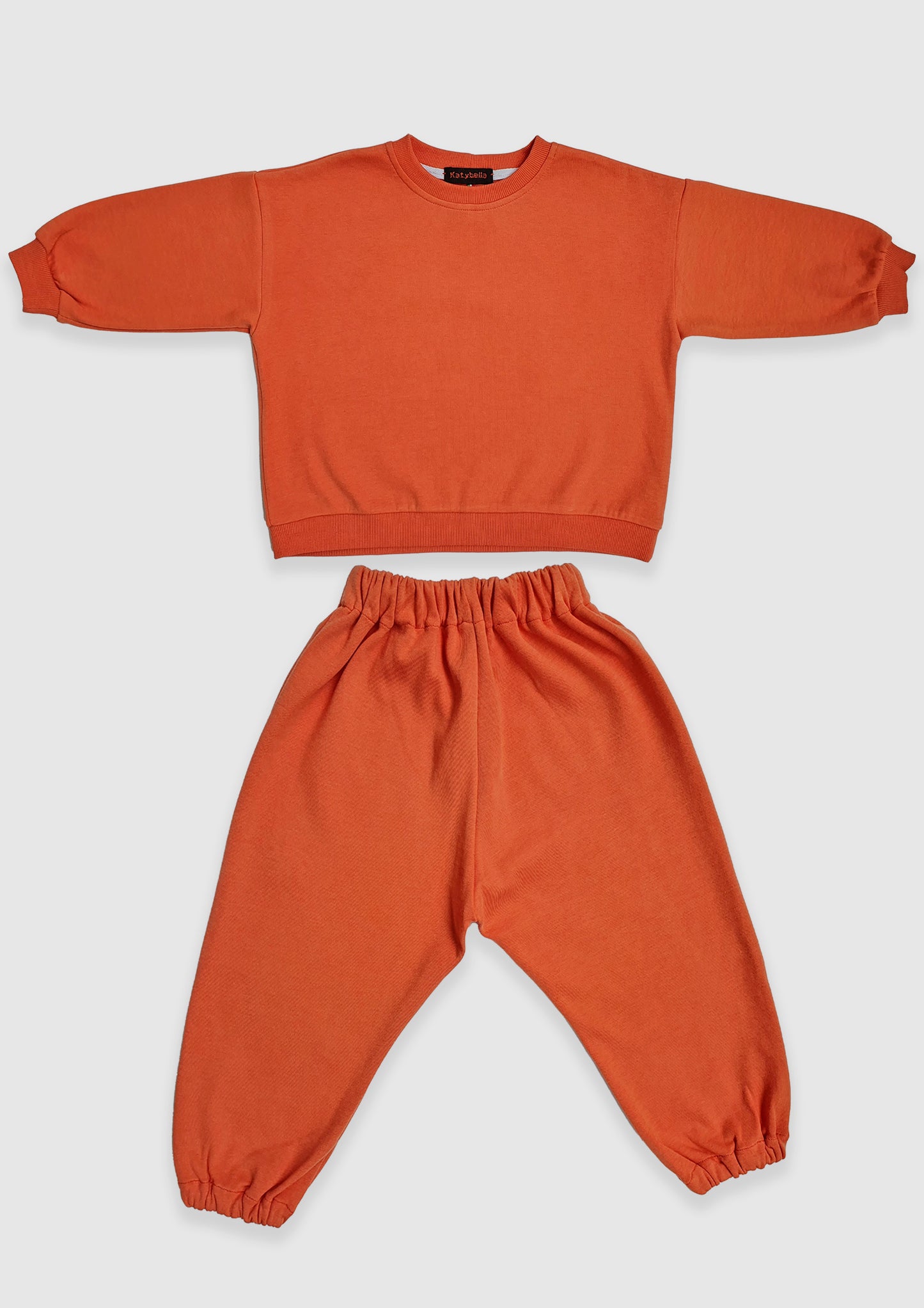 Kidswear Tracksuit Felpa Pants Orange
