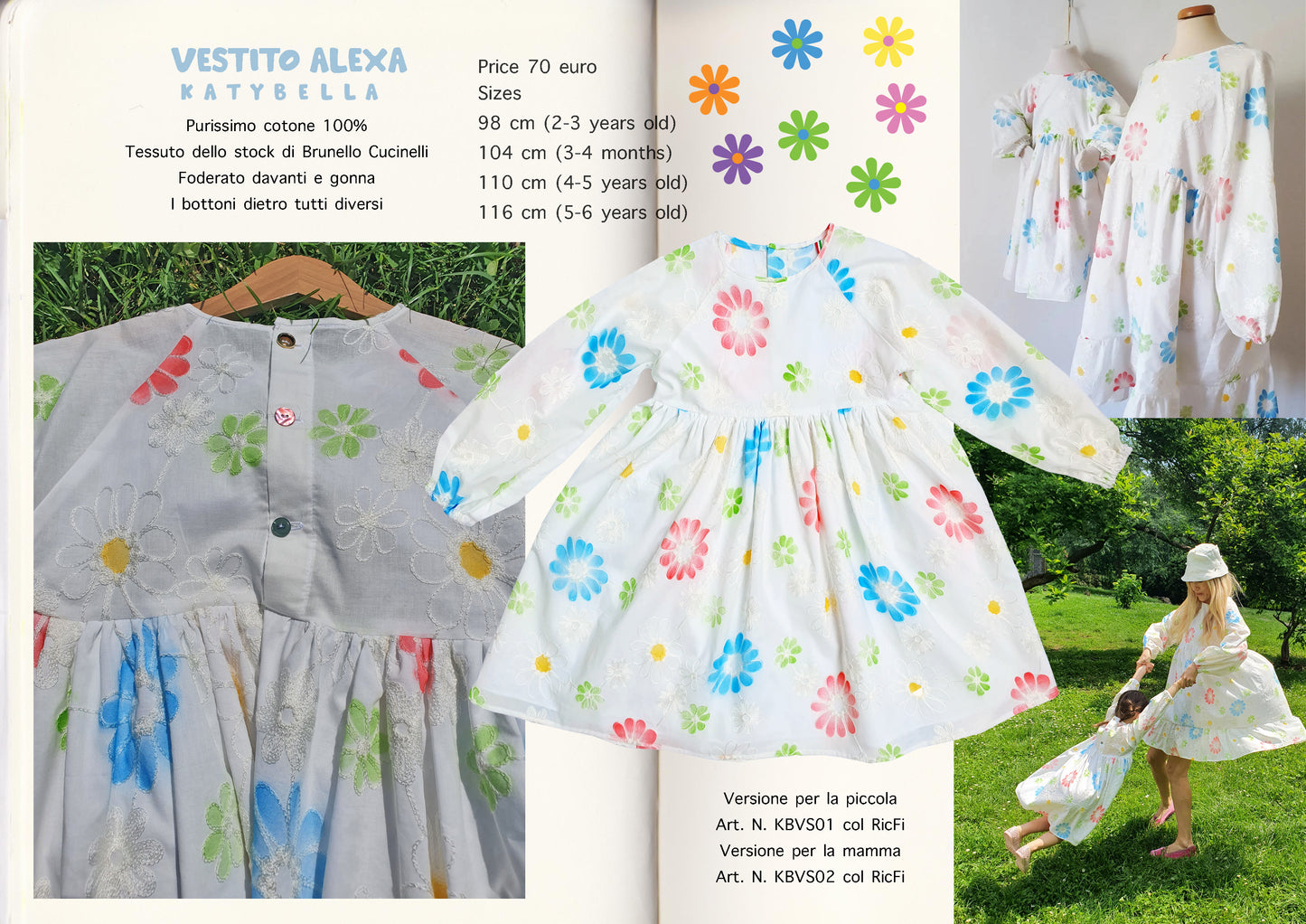 Dress for girls white embroidered Dress for girls lace San Gallo white