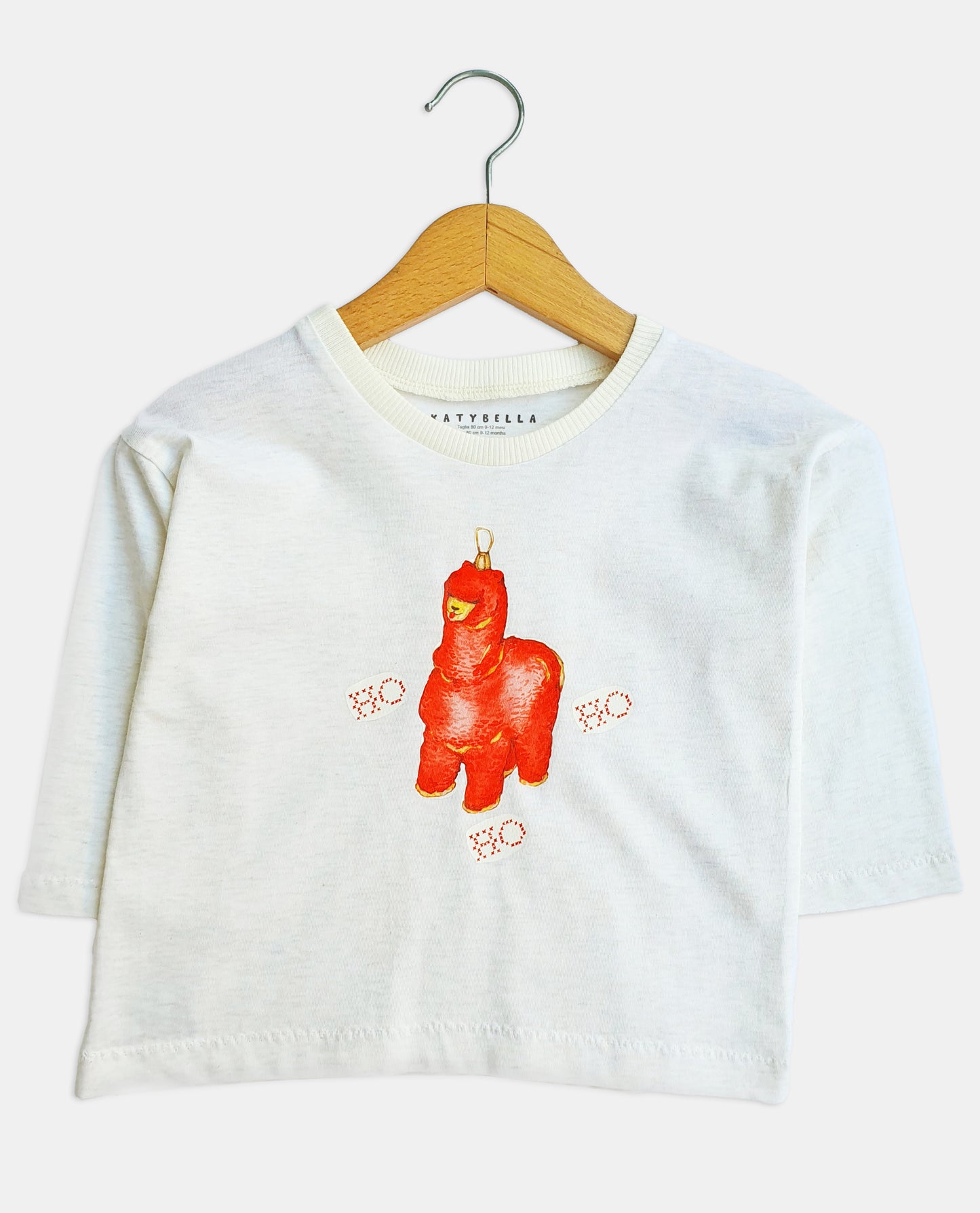 Maglietta bambini a maniche lunghe Alpaca Addobbo