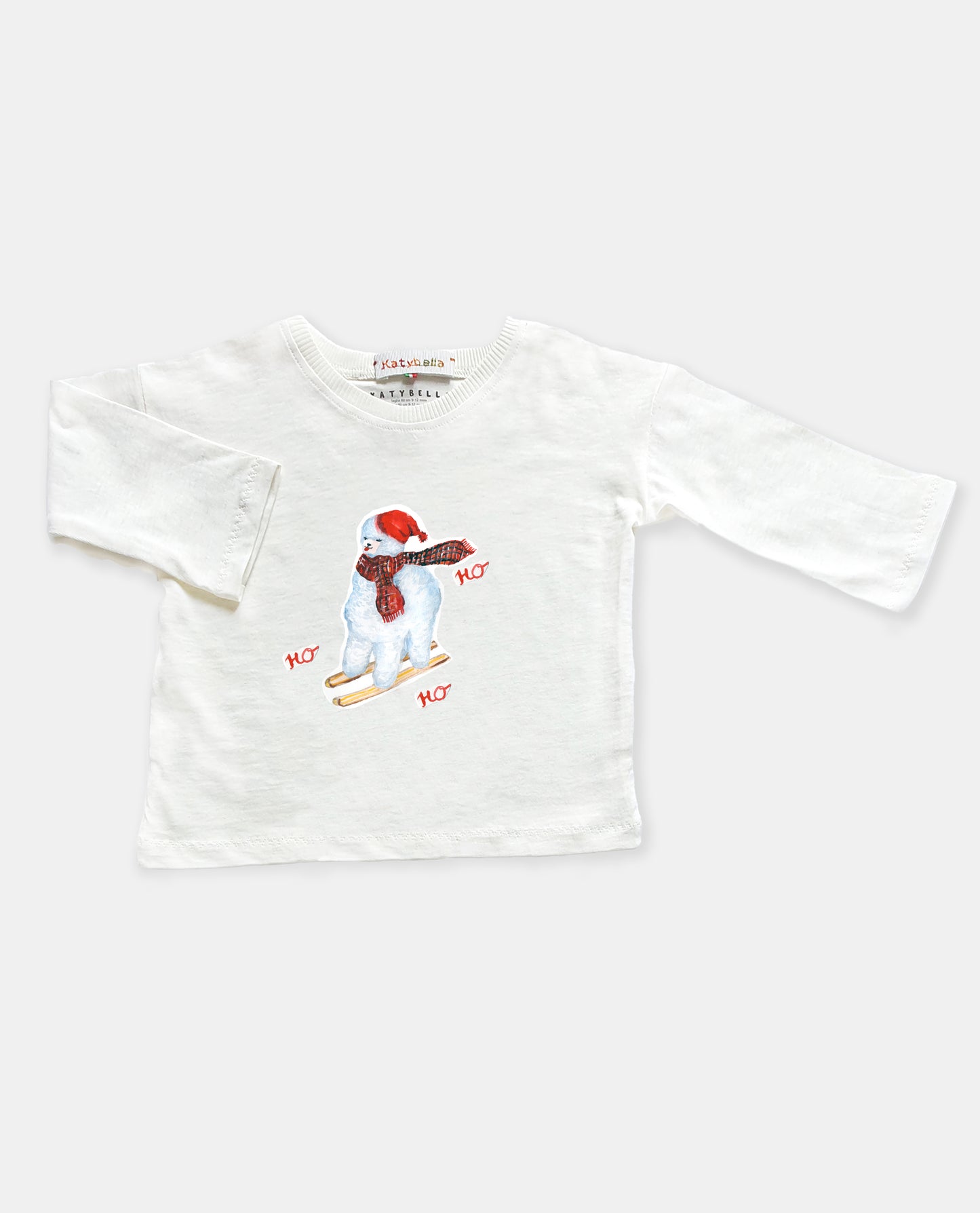 Maglietta bambini a maniche lunghe Alpaca Sci
