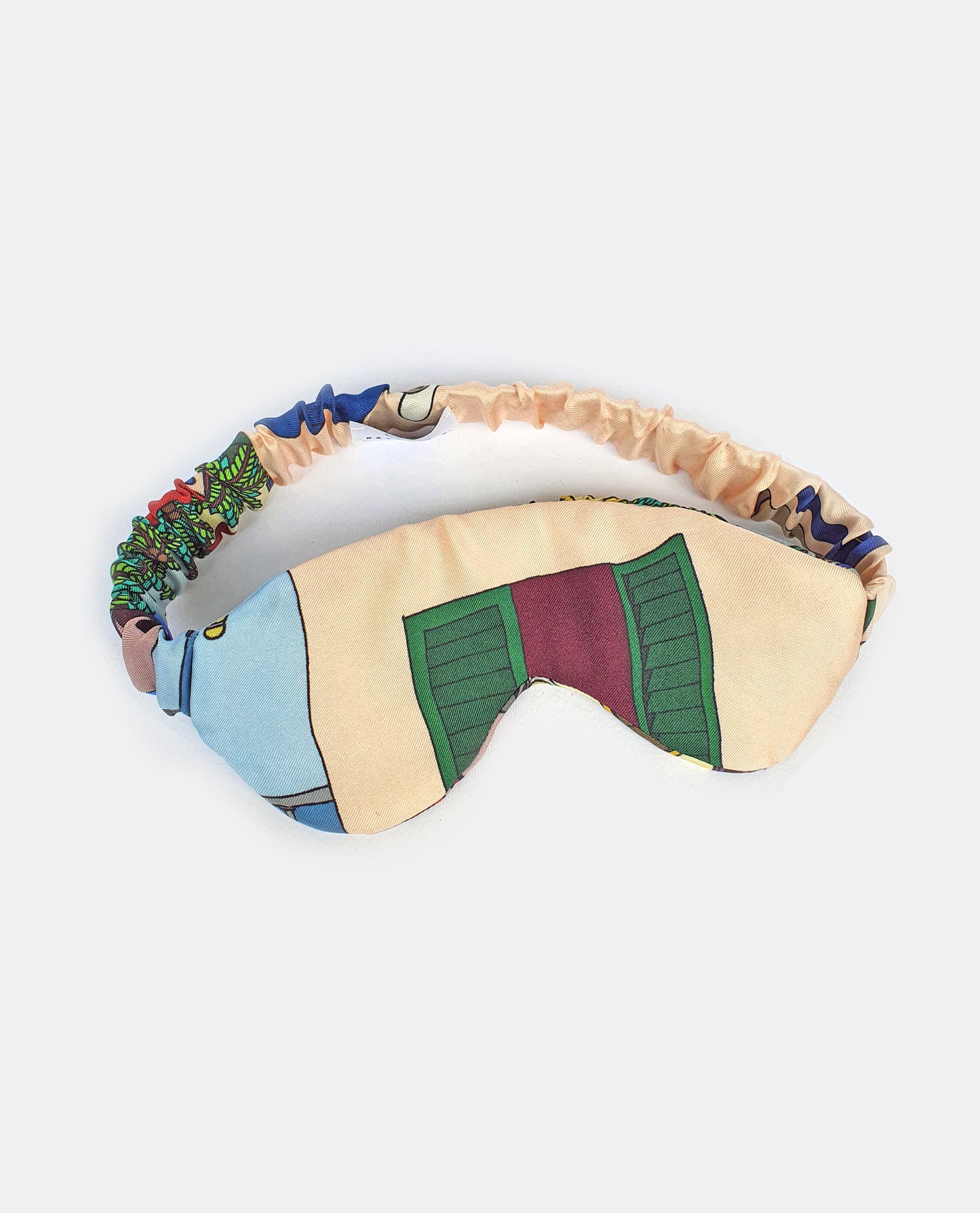 Luxury Silk Sleeping Mask - Naples Print