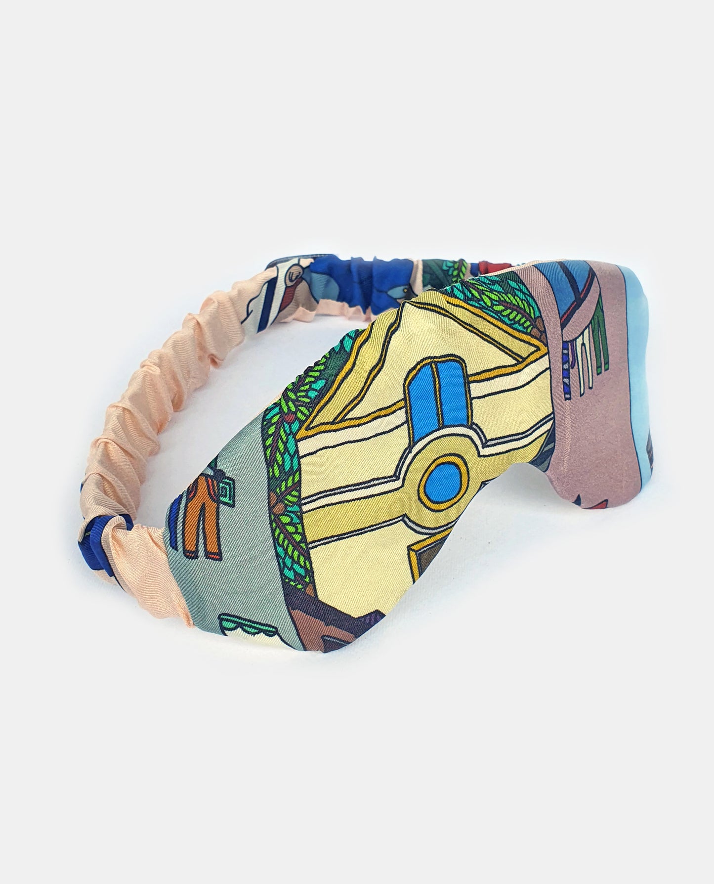Luxury Silk Sleeping Mask - Naples Print