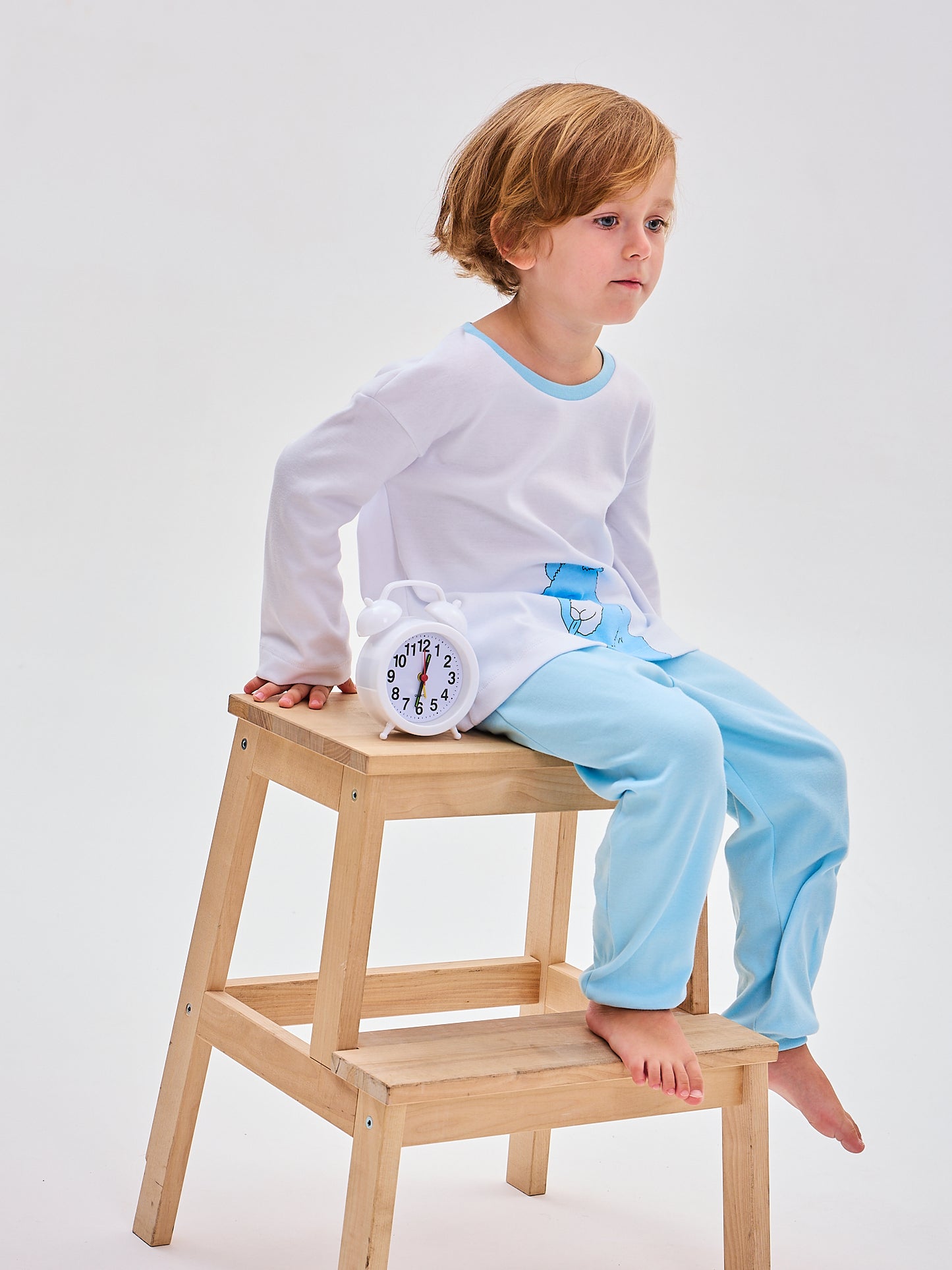 Luxurious Kidswear Pyjamas with Baby Alpaca Print PJs Bambino