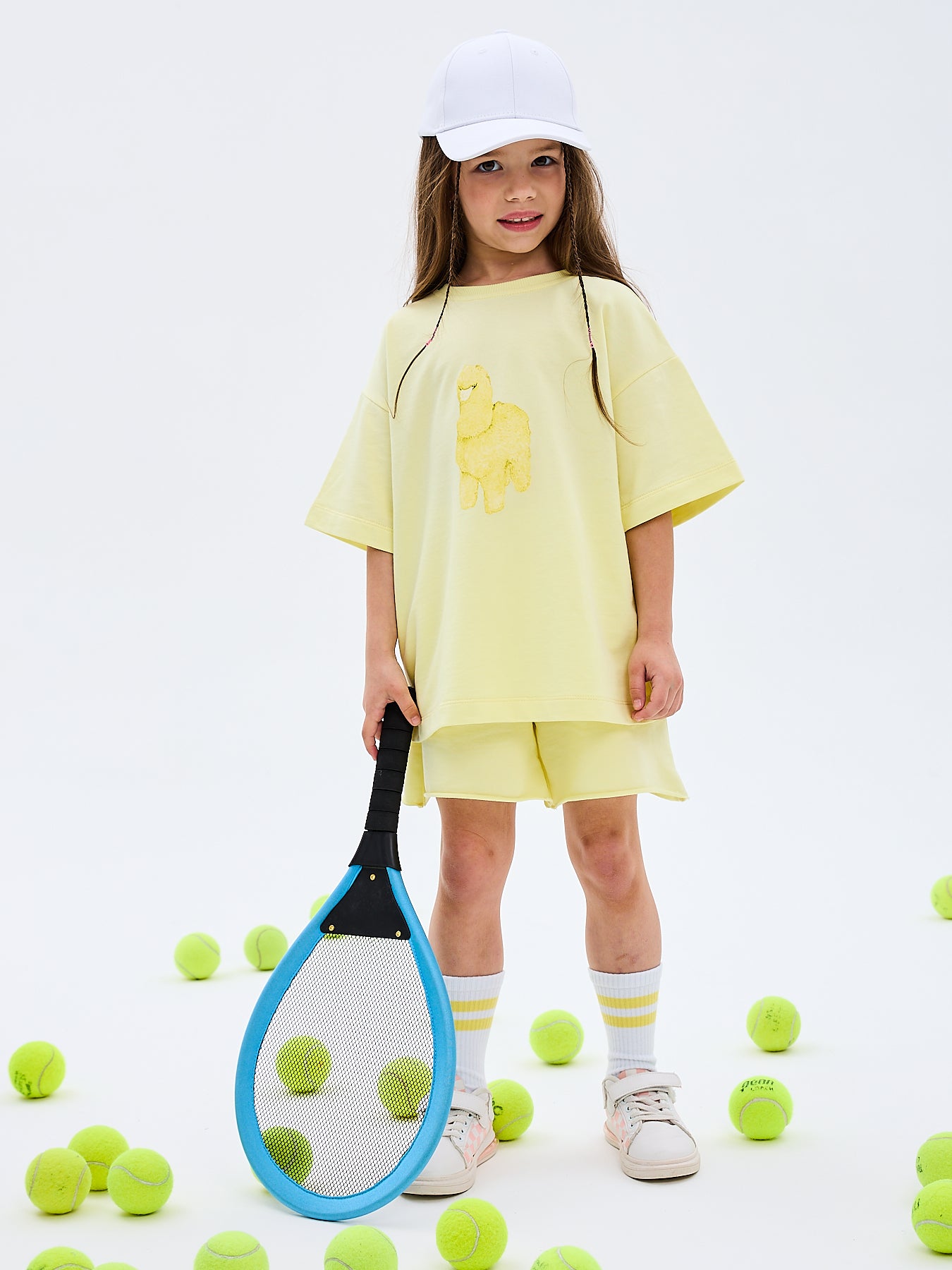 Baby and Toddler Shorts in organic cotton yellow