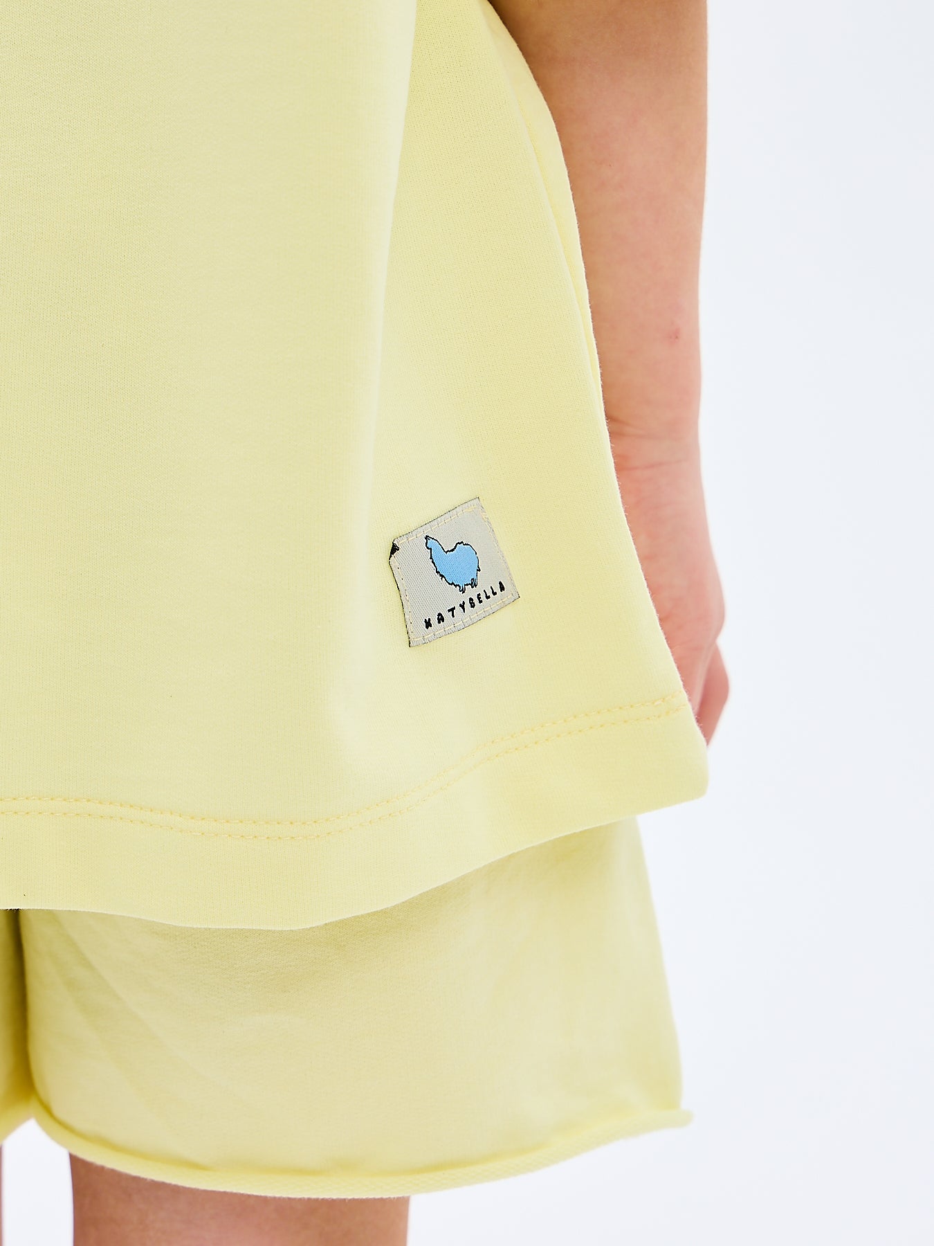 Baby and Toddler Shorts in organic cotton yellow
