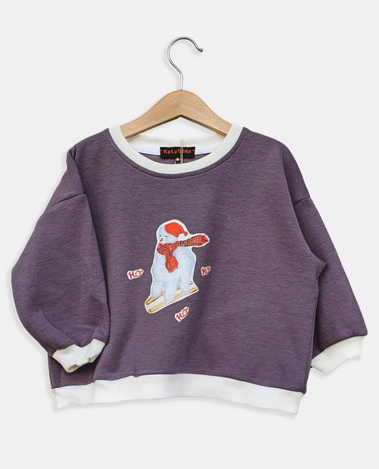 Sweatshirt Alpaca Ski Violet