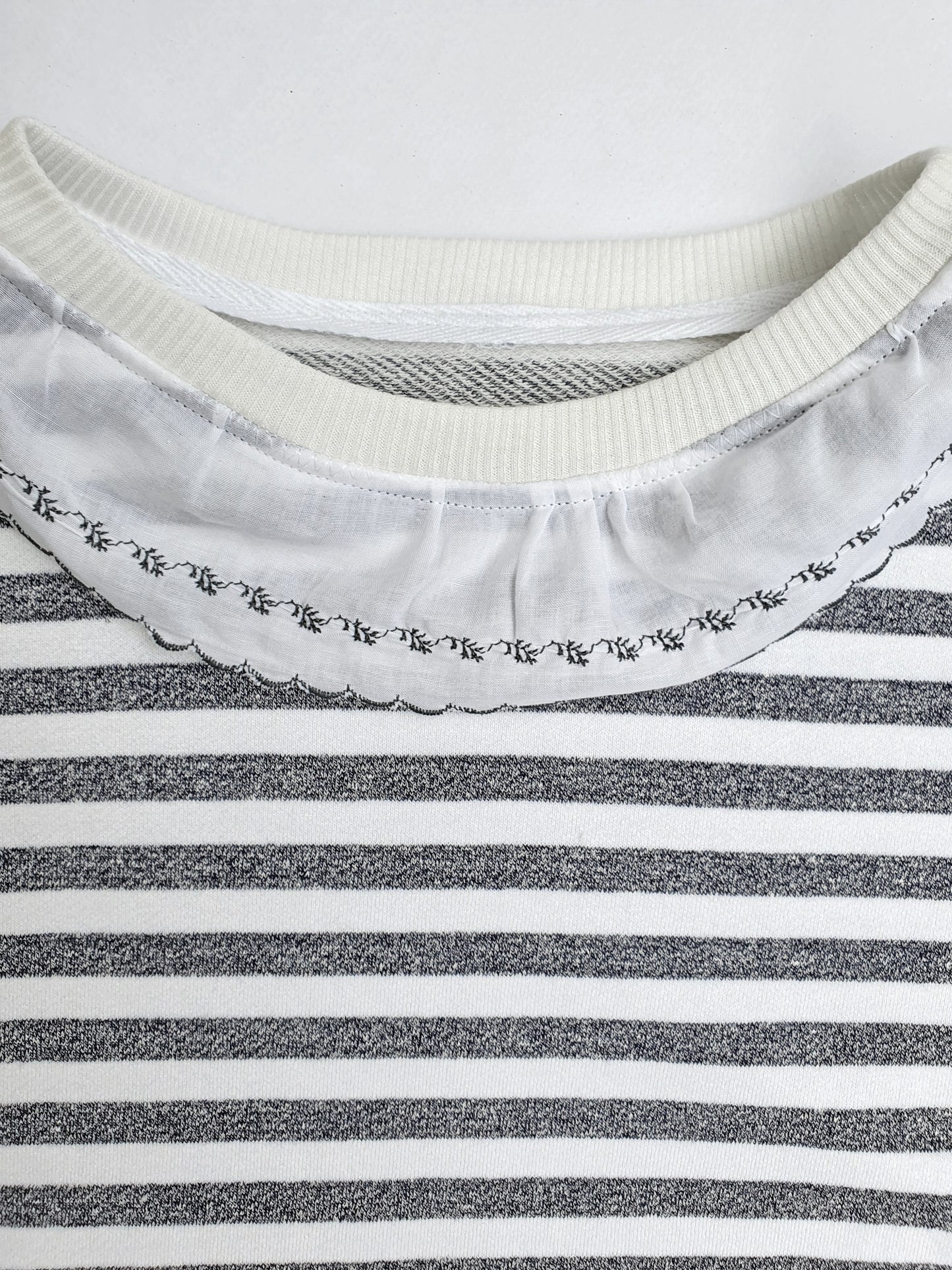 Sweatshirt Stripes for Toddler Vintage Collar