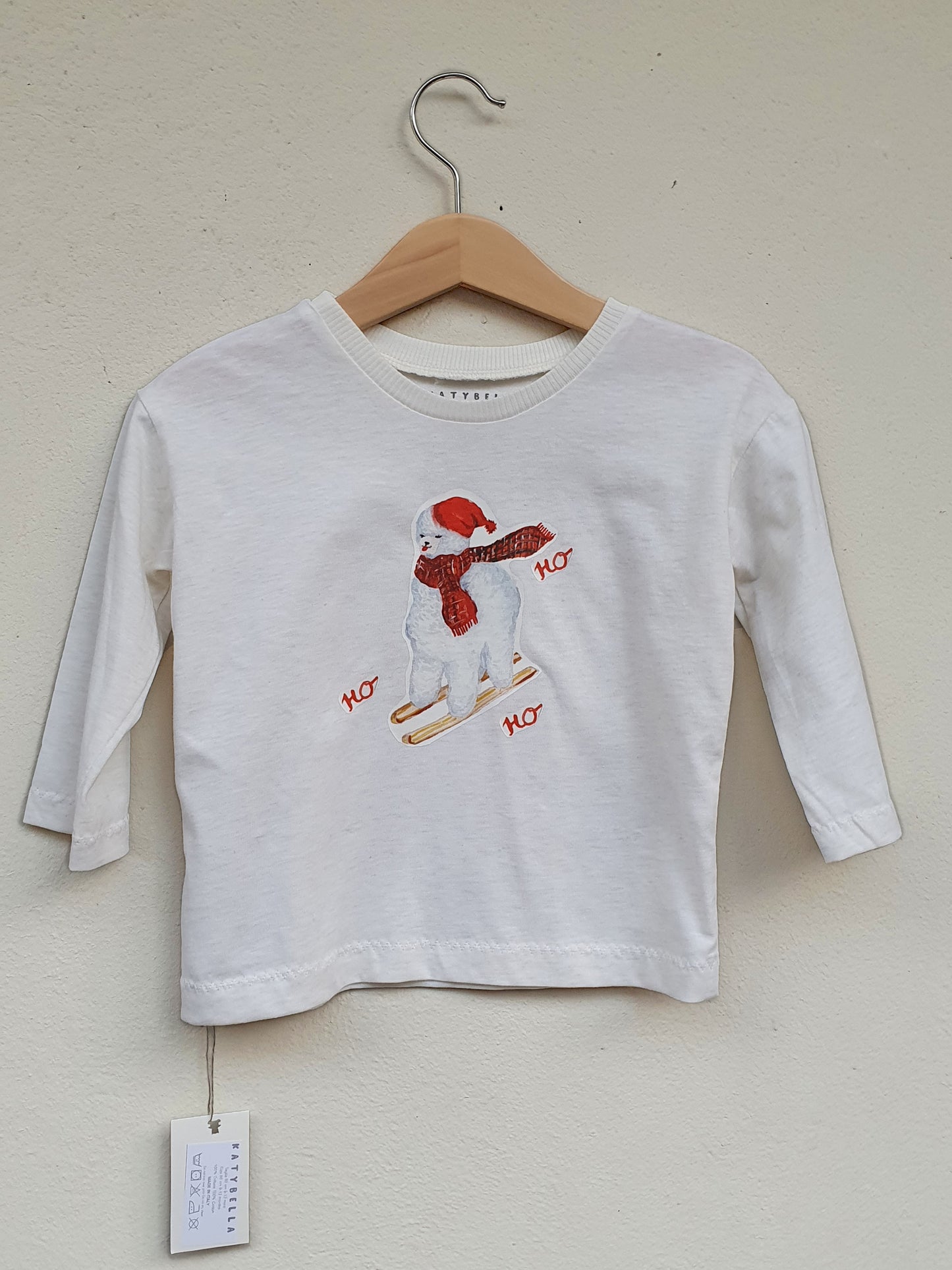 Maglietta bambini a maniche lunghe Alpaca Sci