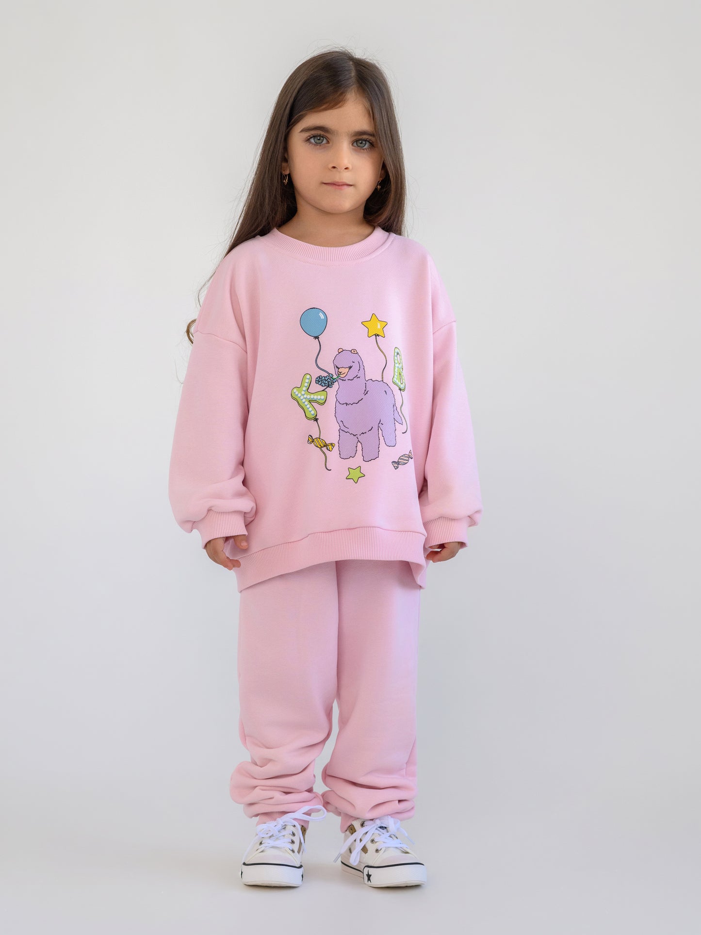 Tuta Bambina Rosa Baby Alpaca