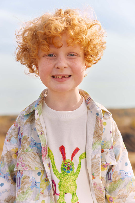 Maglietta a maniche lunghe da bambini Kids Longsleeve Little Monster