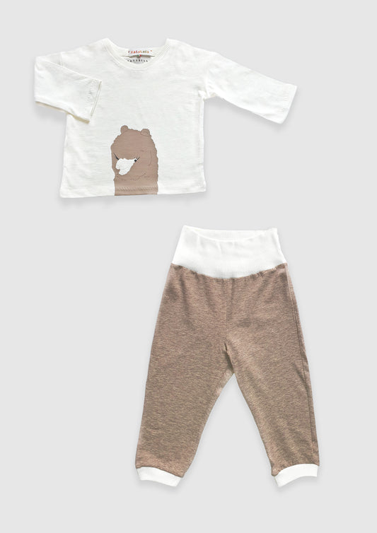 Luxurious Kidswear Pyjamas with Baby Alpaca Print PJs