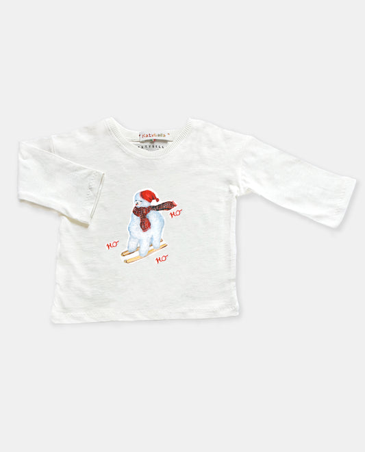 Maglietta bambini a maniche lunghe Alpaca Sci