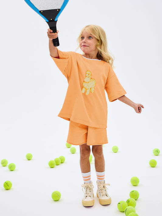 Toddler Baby T-shirt Premium Italian Cotton Orange
